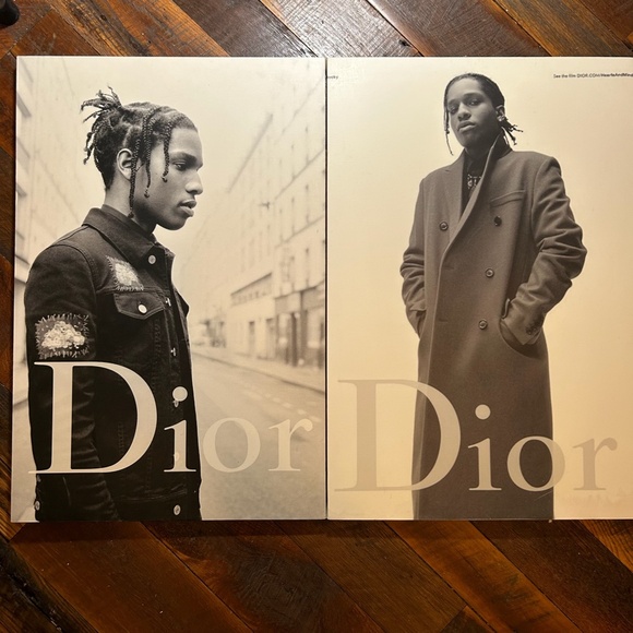 Dior x A$AP Rocky Men’s Campaign Posters (Set of 2) – 30x20 Canvas Prints - Picture 2 of 14